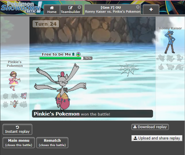 Screenshot of Pokémon Showdown (Browser, 2011) - MobyGames